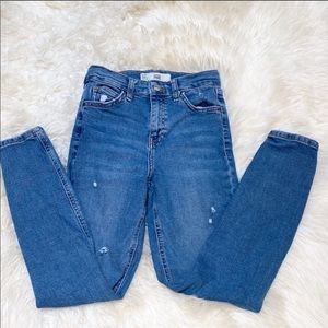Topshop | Jamie Distressed Skinny Jean 26